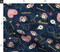 Scale Floral Nurse Nursing Blue Little Arrow Themed Custom Printed Fabric by Spoonflower Various Fabrics by the Yard or Fat Quarter